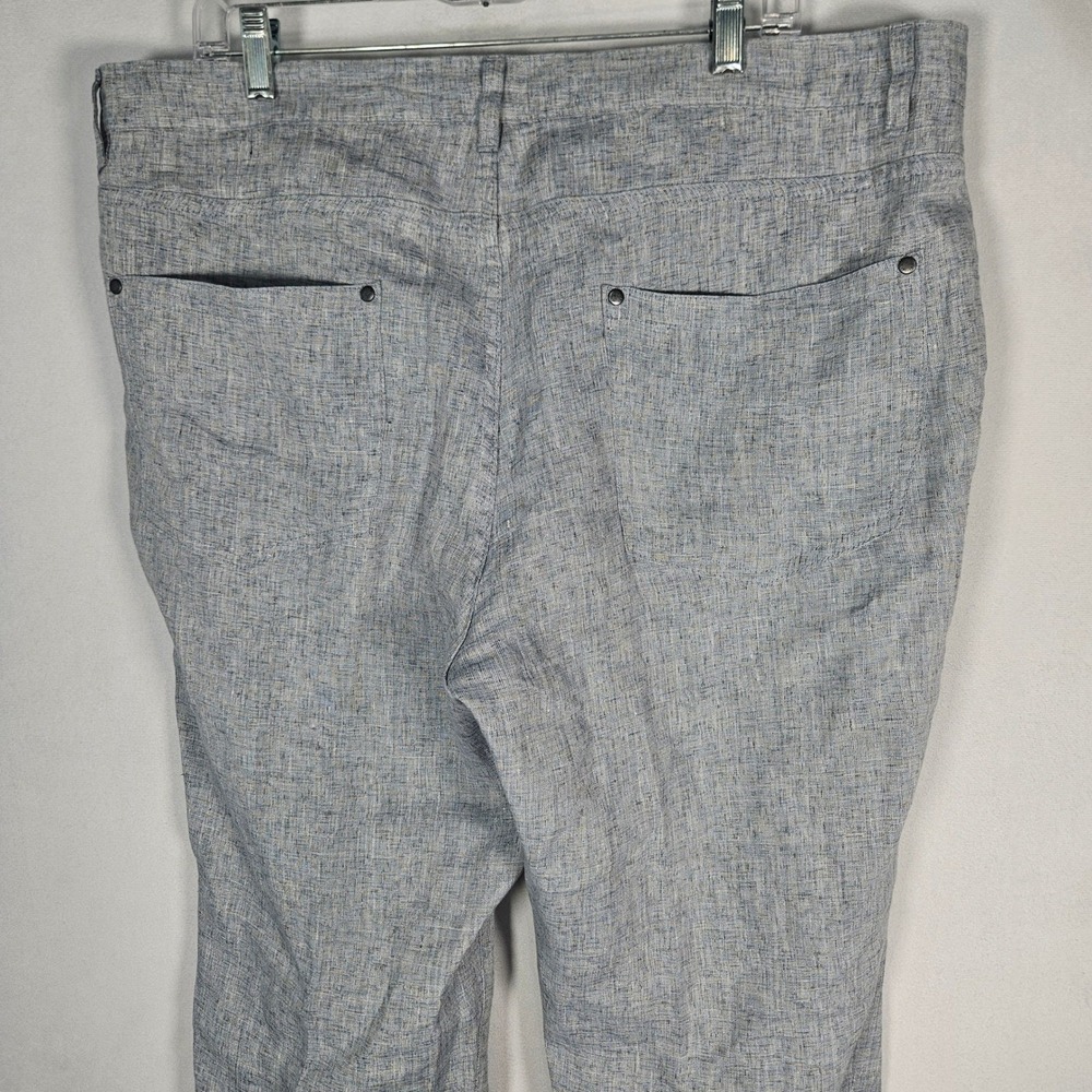 John Varvatos Pants Men's 38 NWT 100% Linen Dusted Blue P293Z2-ECMA $498 Preppy - Picture 12 of 15